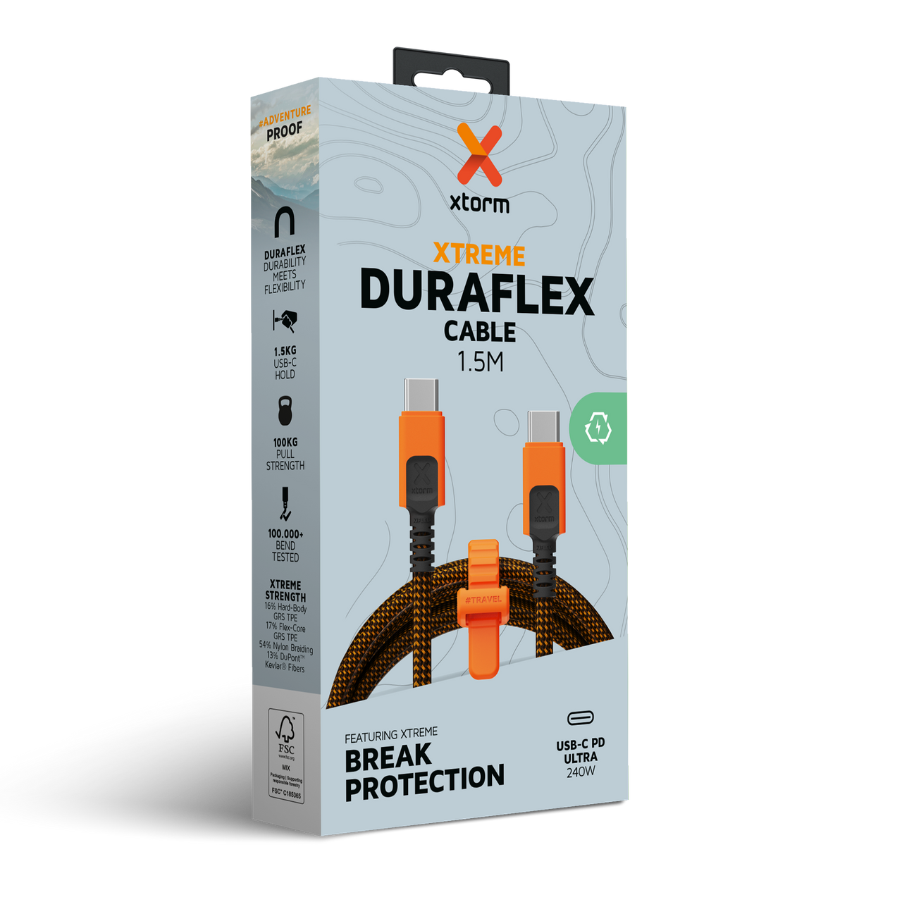 Xtreme Kabel USB-C PD Ultra 240W 1,5m