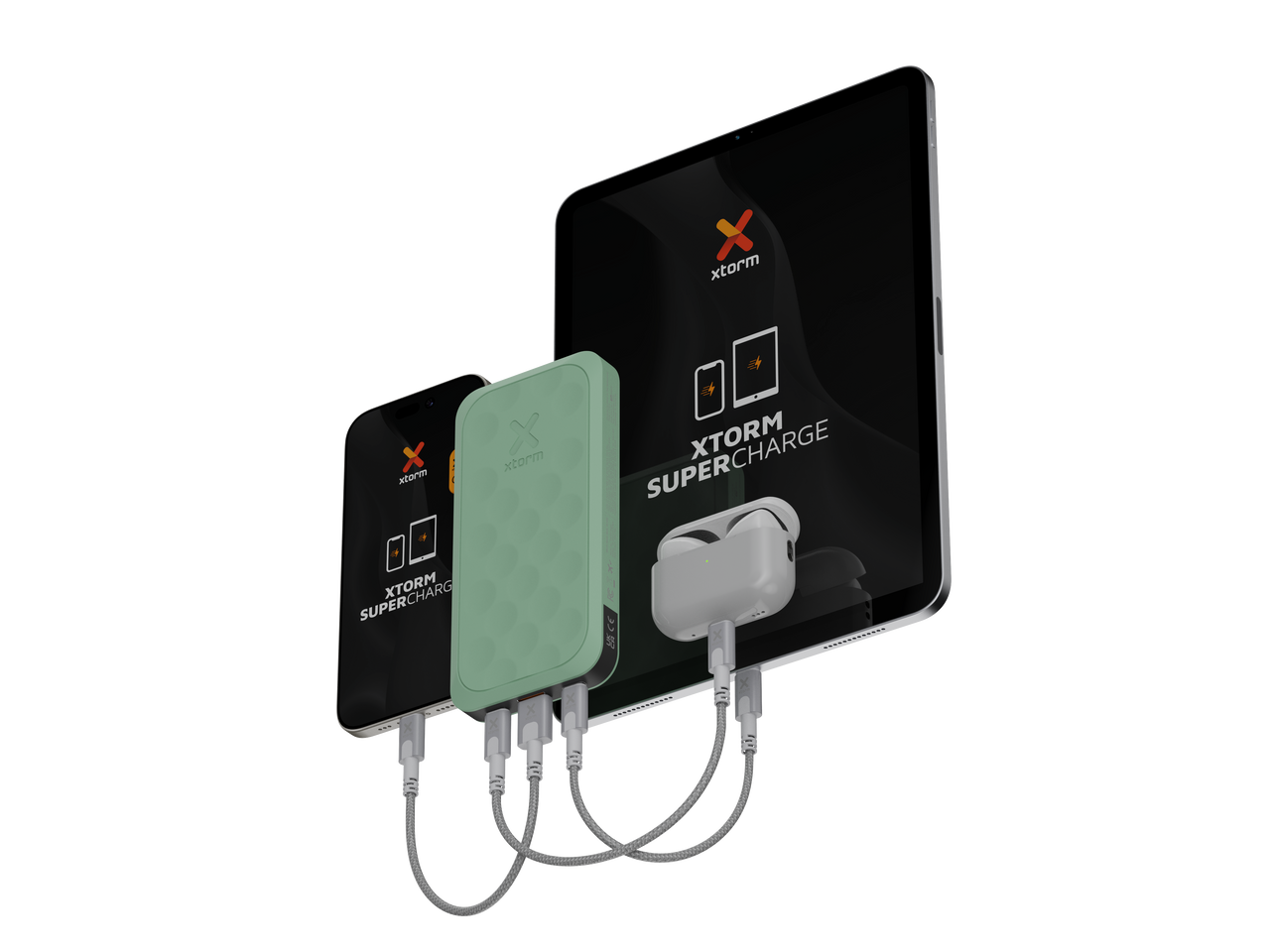 Powerbank 20W - 10.000 mAh - Fuel Series 5 - Sage Green