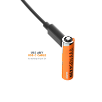 Thumbnail for Wiederaufladbare AAA-Batterien mit USB-C - 4er-Pack