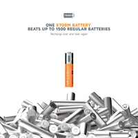 Thumbnail for Wiederaufladbare AAA-Batterien mit USB-C - 4er-Pack