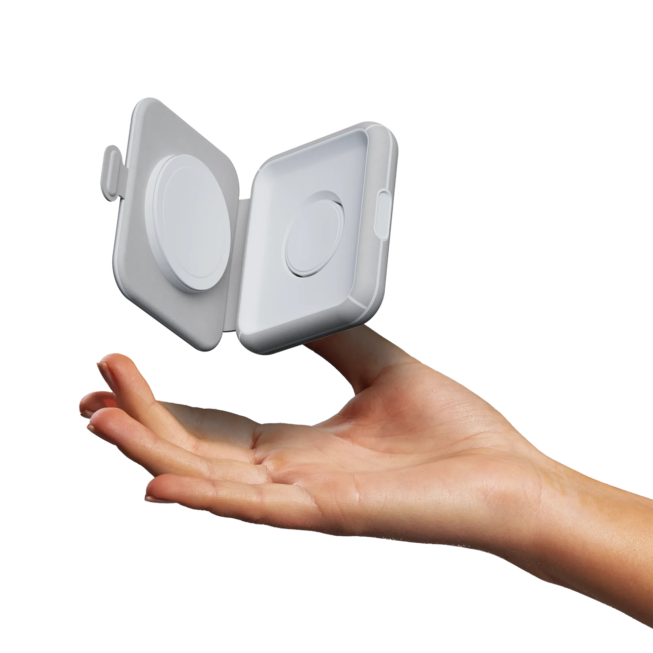 Faltbares kabelloses ReiseLadegeräte 2 in 1