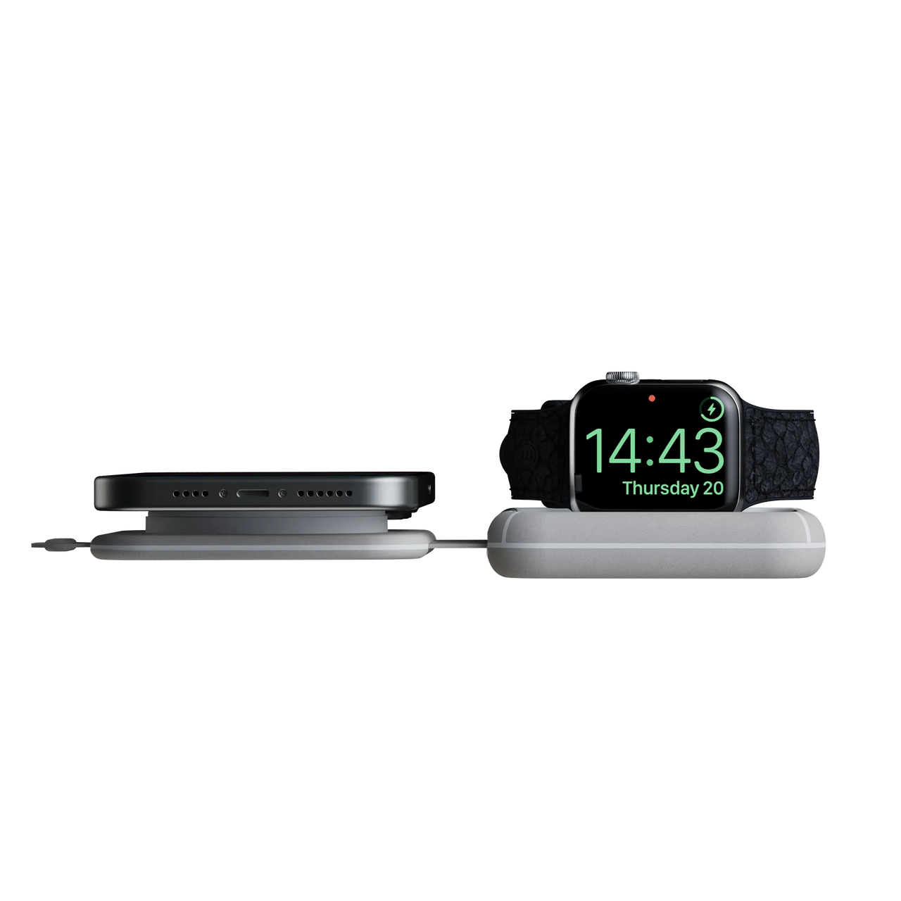 Faltbares kabelloses ReiseLadegeräte 2 in 1