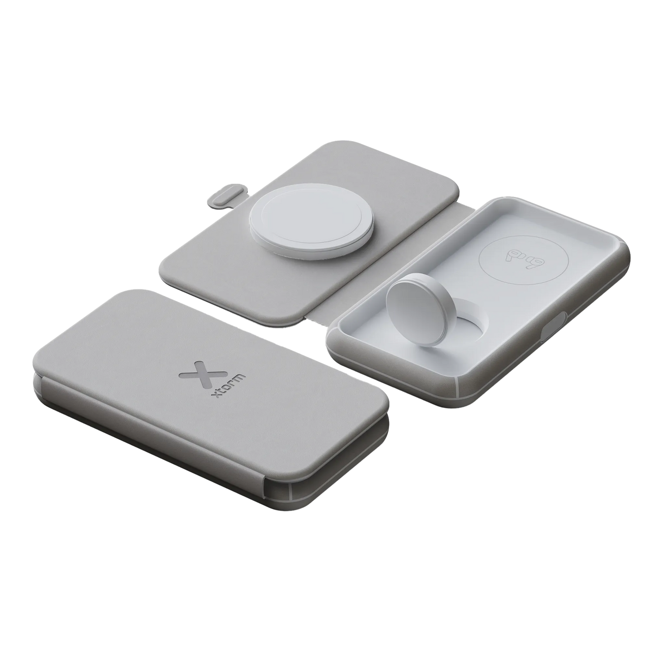 Faltbares kabelloses ReiseLadegeräte 3in1