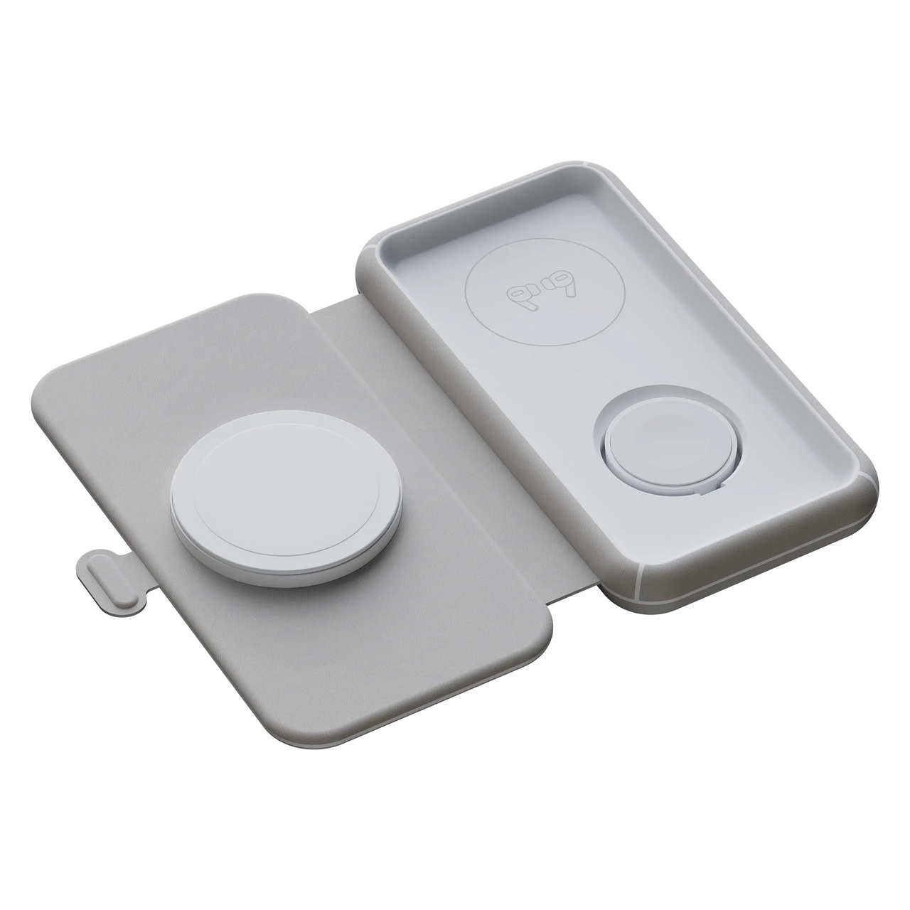 Faltbares kabelloses ReiseLadegeräte 3in1