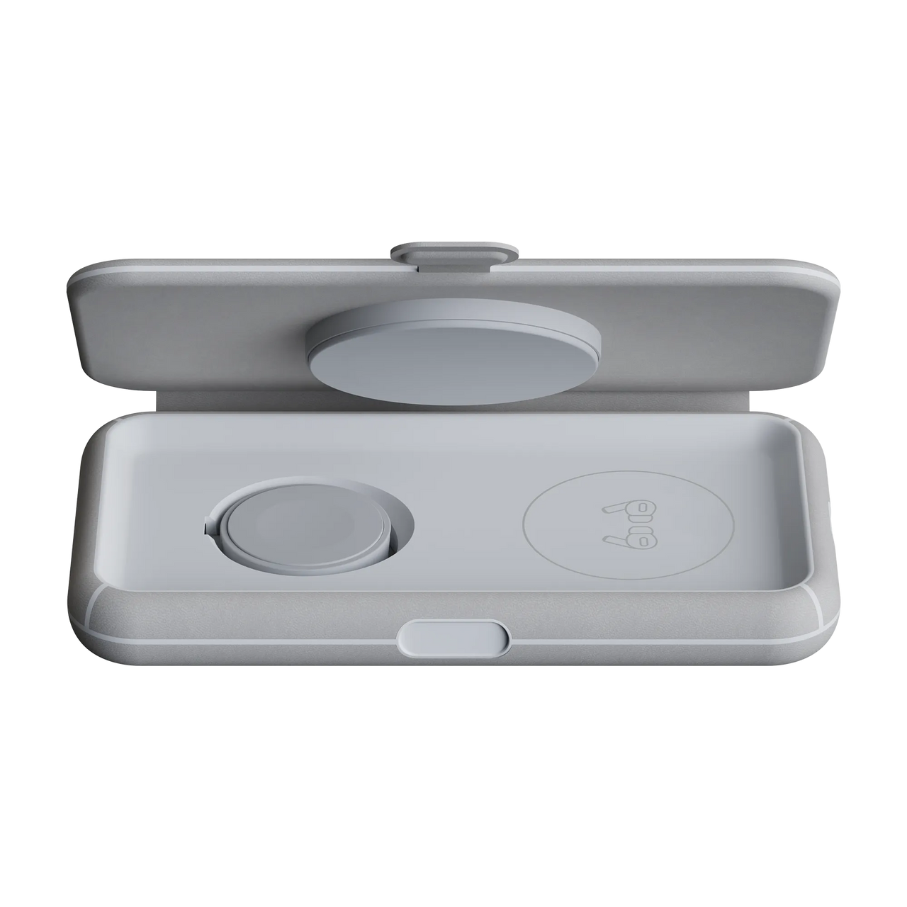 Faltbares kabelloses ReiseLadegeräte 3in1