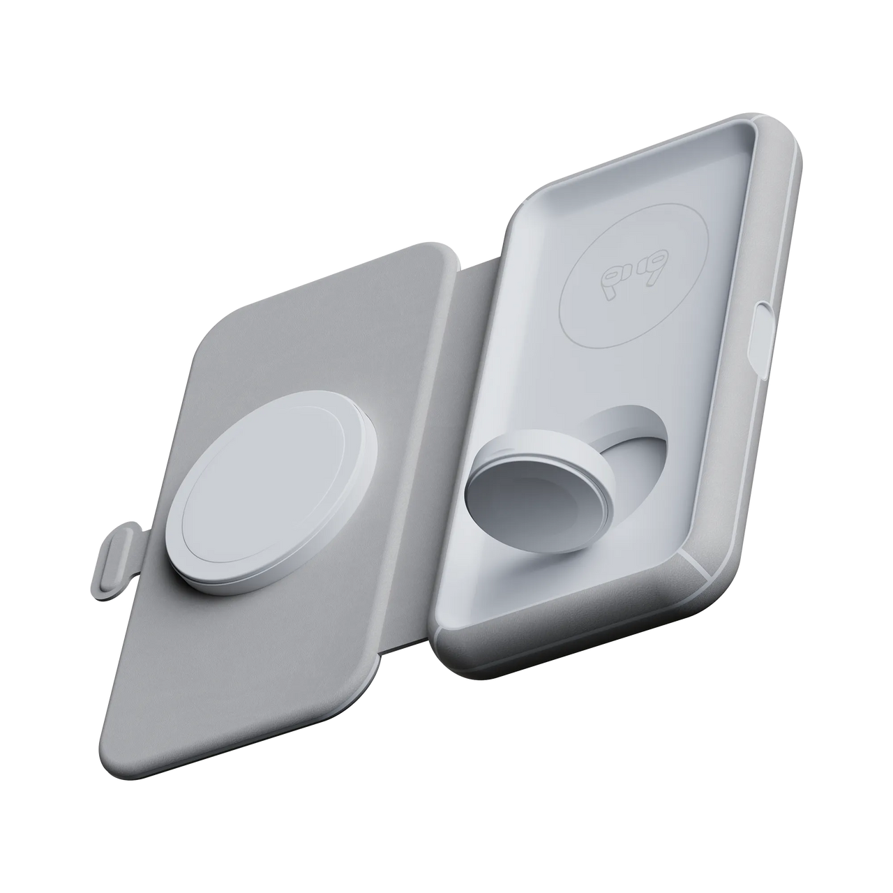 Faltbares kabelloses ReiseLadegeräte 3in1