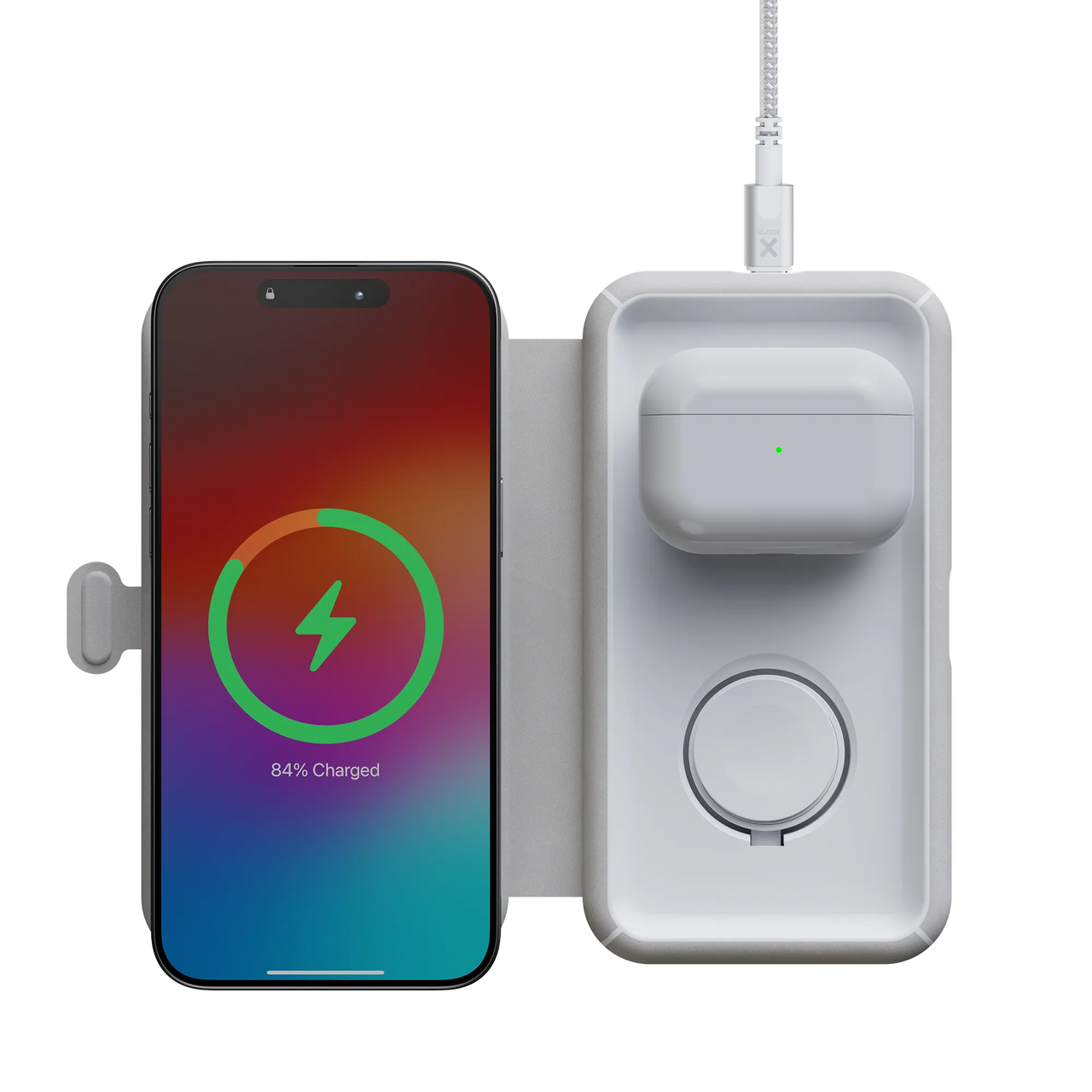 Faltbares kabelloses ReiseLadegeräte 3in1