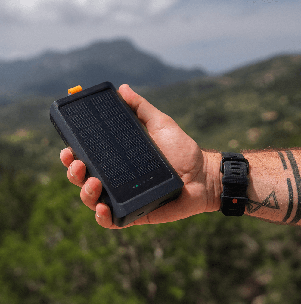 Go2 Power Bank Solarpanel und Taschenlampe 10.000 mAh - 15W