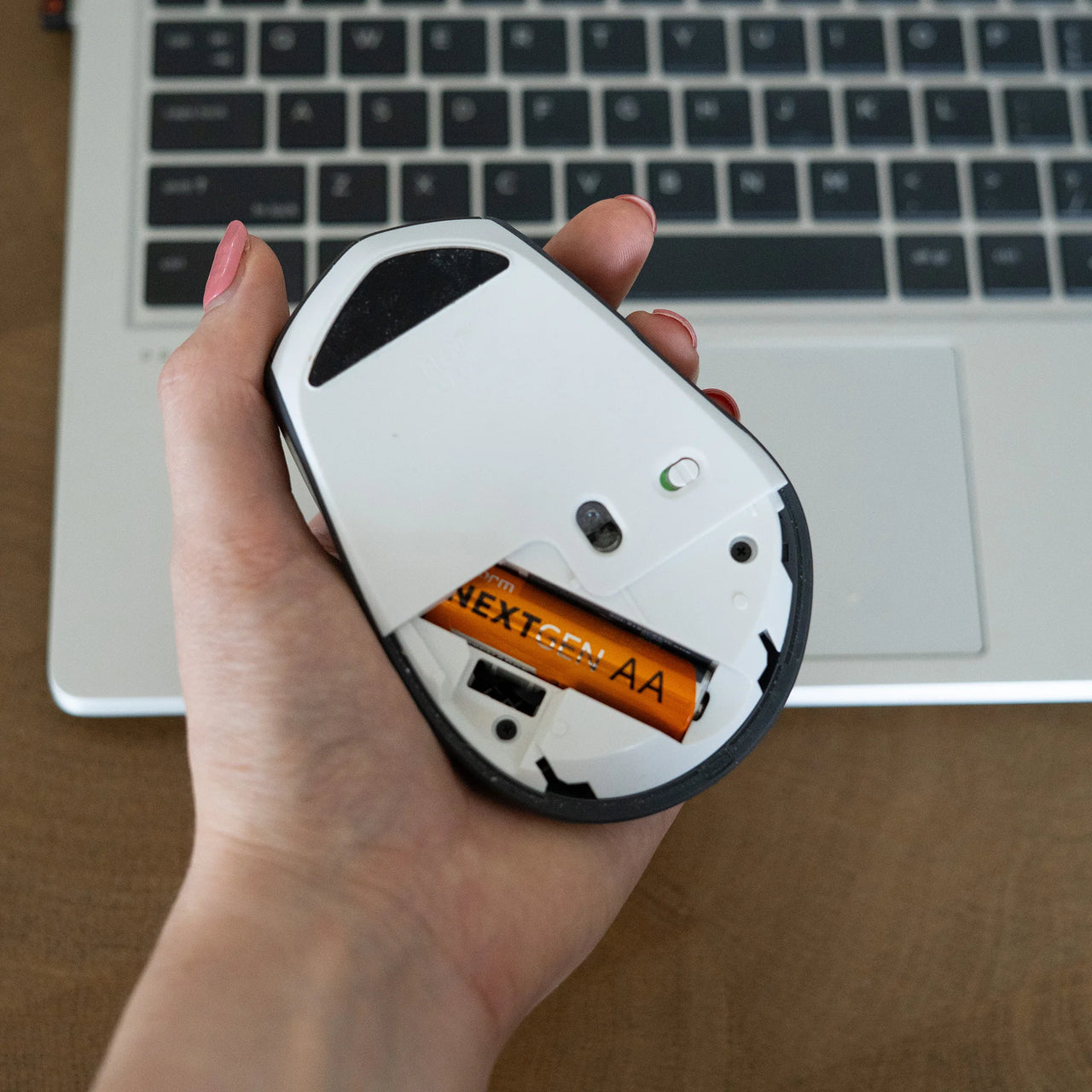 Wiederaufladbare AA-Batterien mit USB-C - 4er-Pack