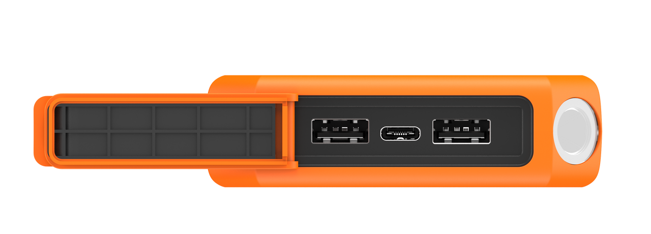 Xtreme Power Bank Rugged 20W - 10.000 mAh - Outdoor - Wasserdicht mit Taschenlampe - Quick Charge 3.0