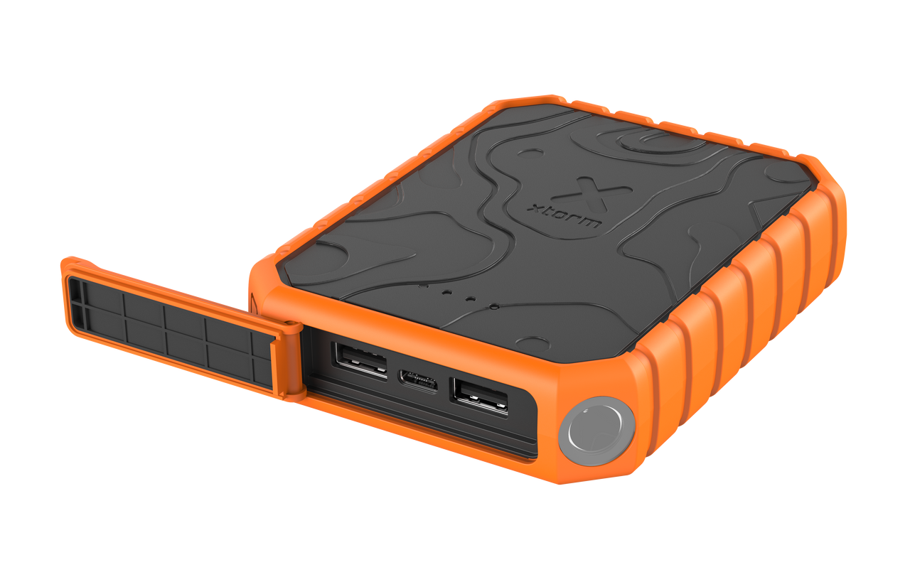 Xtreme Power Bank Rugged 20W - 10.000 mAh - Outdoor - Wasserdicht mit Taschenlampe - Quick Charge 3.0