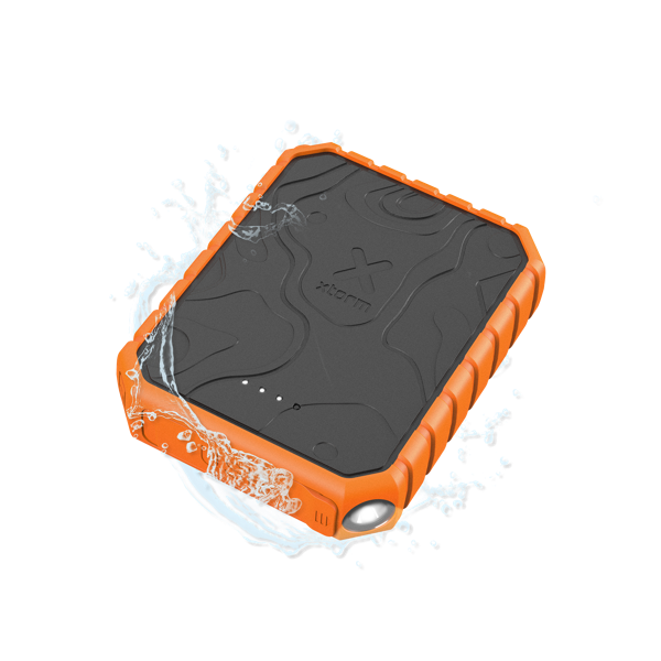 Xtreme Power Bank Rugged 20W - 10.000 mAh - Outdoor - Wasserdicht mit Taschenlampe - Quick Charge 3.0