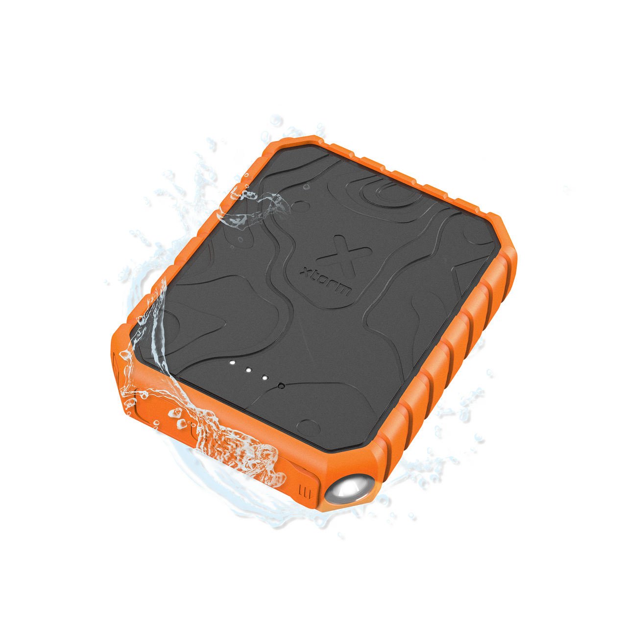 Xtreme Power Bank Rugged 20W - 10.000 mAh - Outdoor - Wasserdicht mit Taschenlampe - Quick Charge 3.0