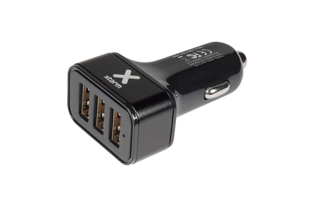Auto-Ladegeräte 3x USB (36W) - Schwarz