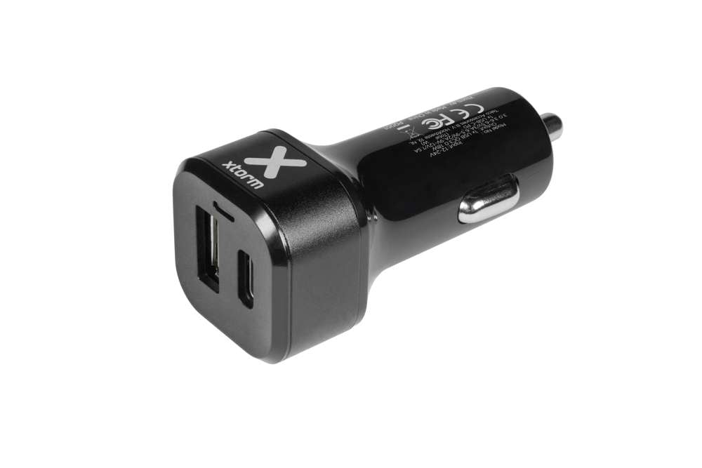 Auto-Ladegeräte Pro (48W)  USB-C + USB-A - Schwarz