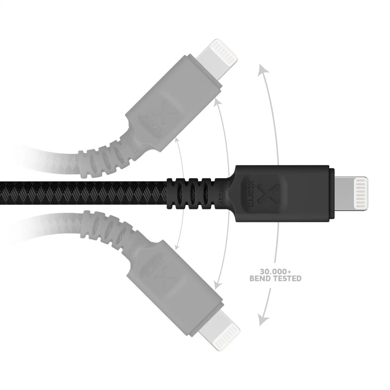 Next Gen Kabel USB-C to Lightning (1,5m) Black