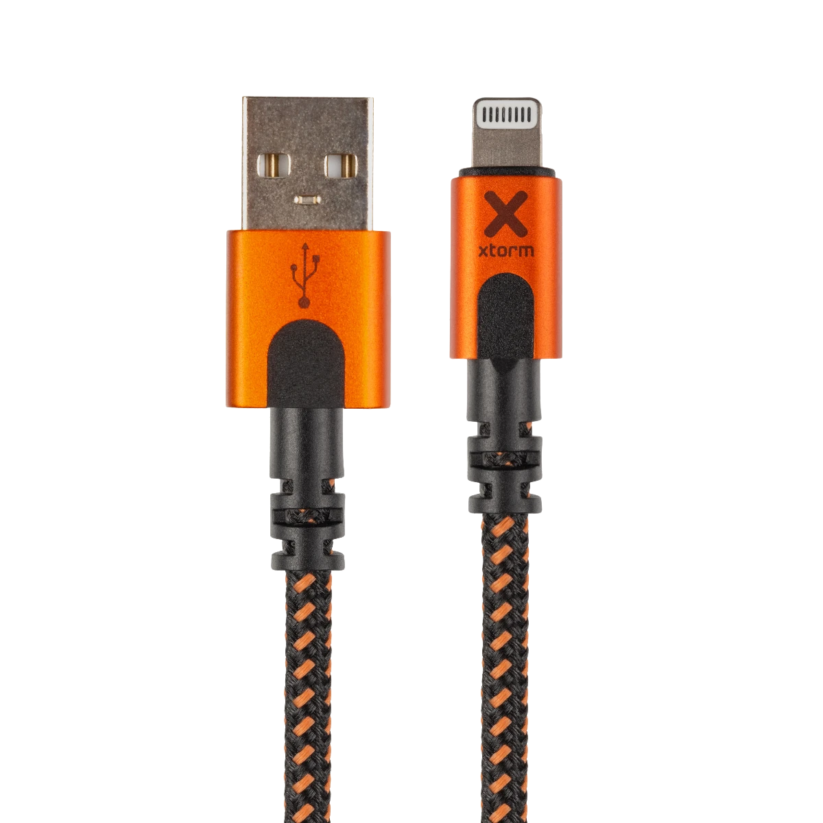 Xtreme USB auf Lightning Kabel - 1.5 Meter - Schwarz/Orange