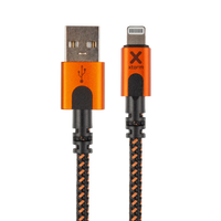 Thumbnail for Xtreme USB auf Lightning Kabel - 1.5 Meter - Schwarz/Orange