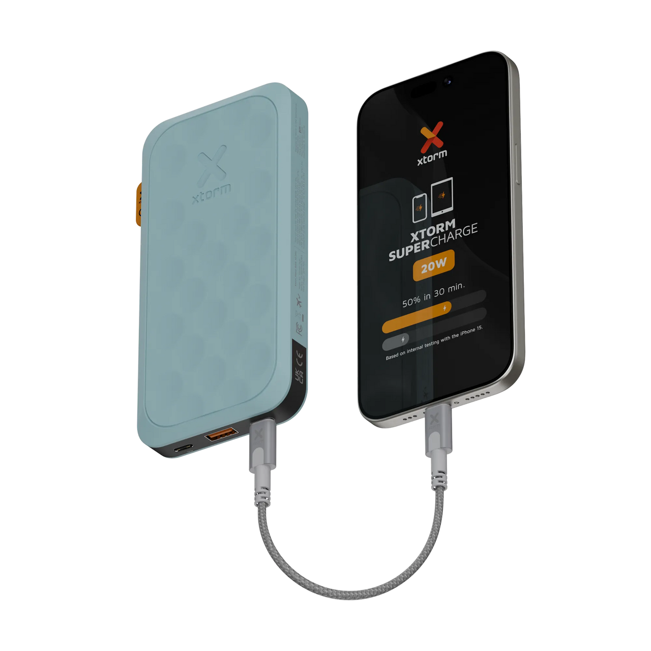 Powerbank 20W - 10.000 mAh - Fuel Series 5 - Teal Blue