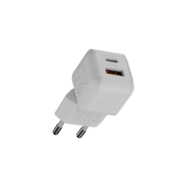 Fast Charger 25W USB-C nextgen White
