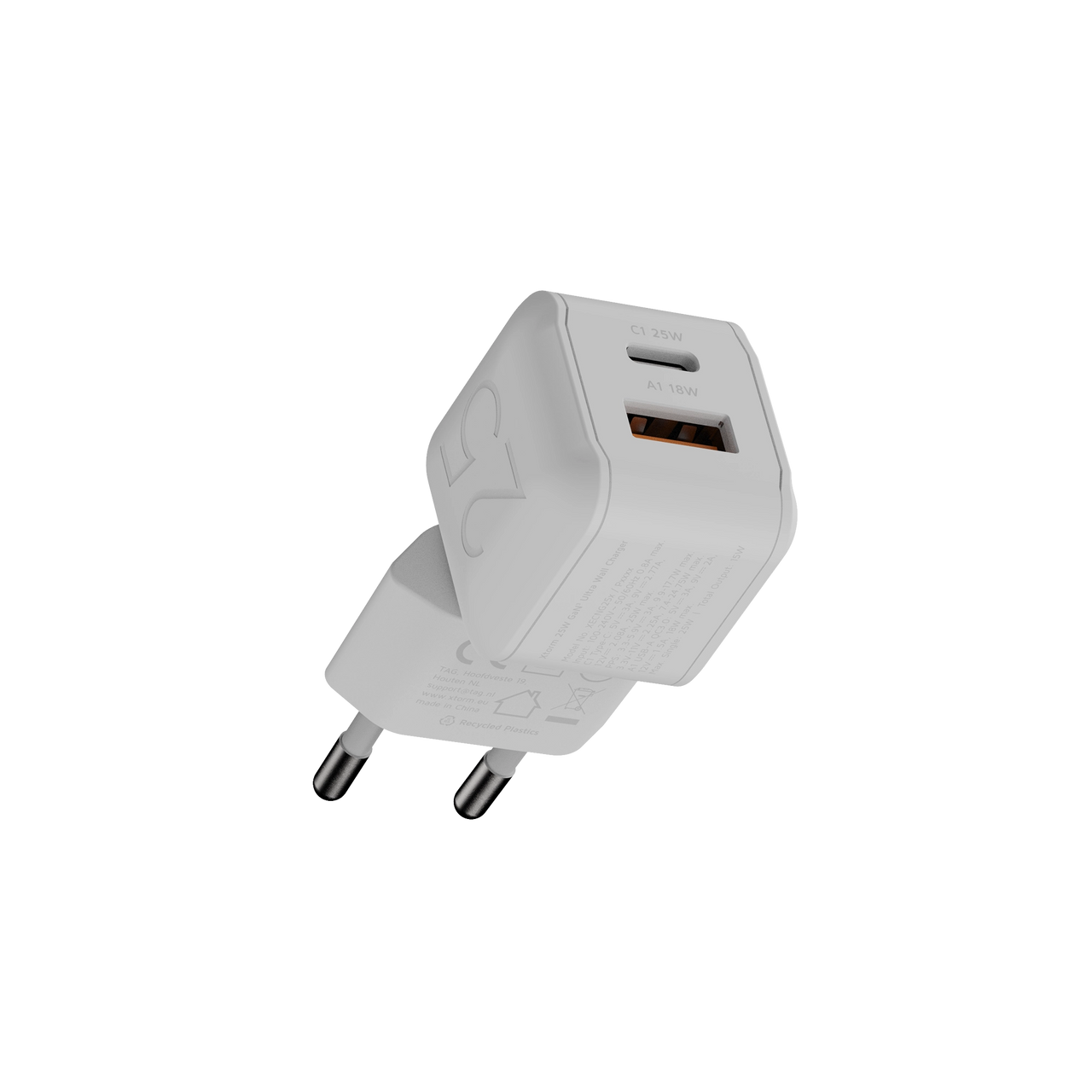 Fast Charger 25W USB-C nextgen White