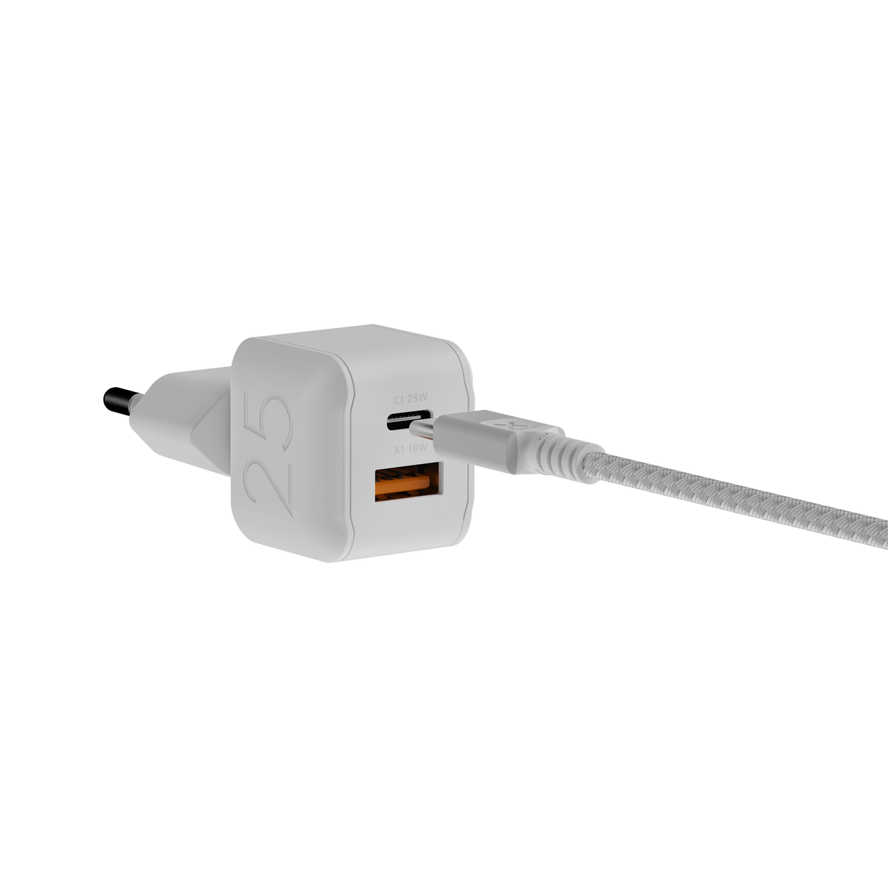 Fast Charger 25W USB-C nextgen White