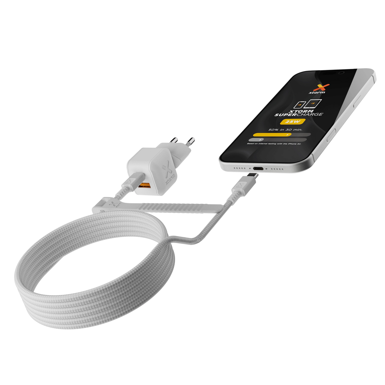 Fast Charger 25W USB-C nextgen White