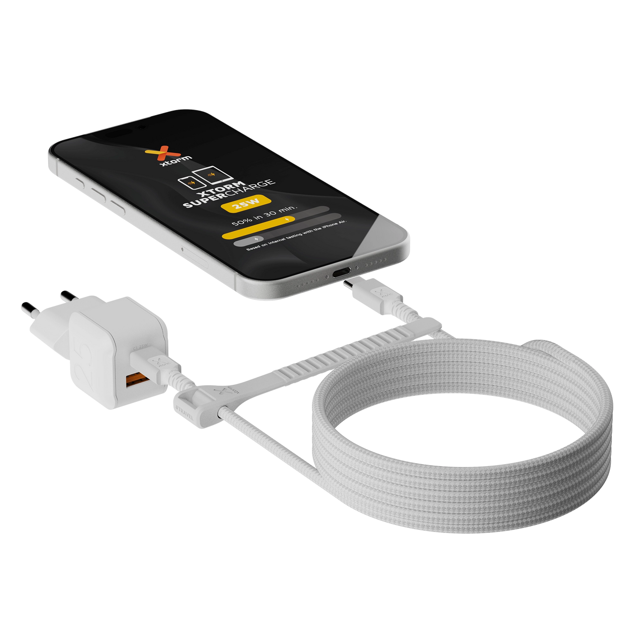 Fast Charger 25W USB-C nextgen White