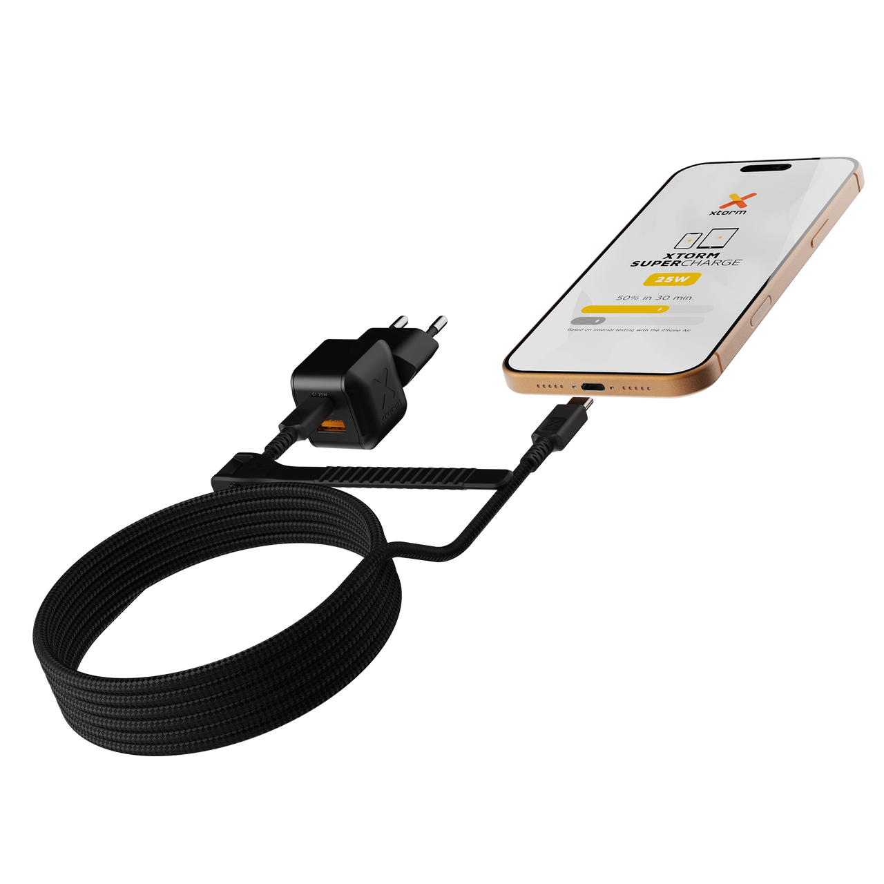 Fast Charger 25W USB-C nextgen Black