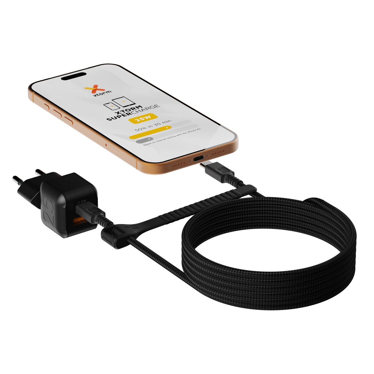 Fast Charger 25W USB-C nextgen Black