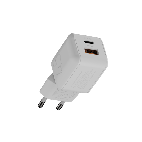 Fast Charger 45W USB-C nextgen White
