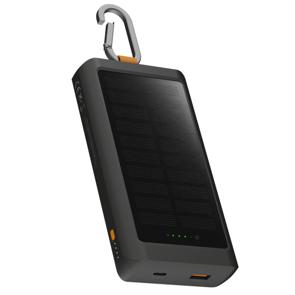 Go2 Power Bank Solarpanel und Taschenlampe 10.000 mAh - 15W