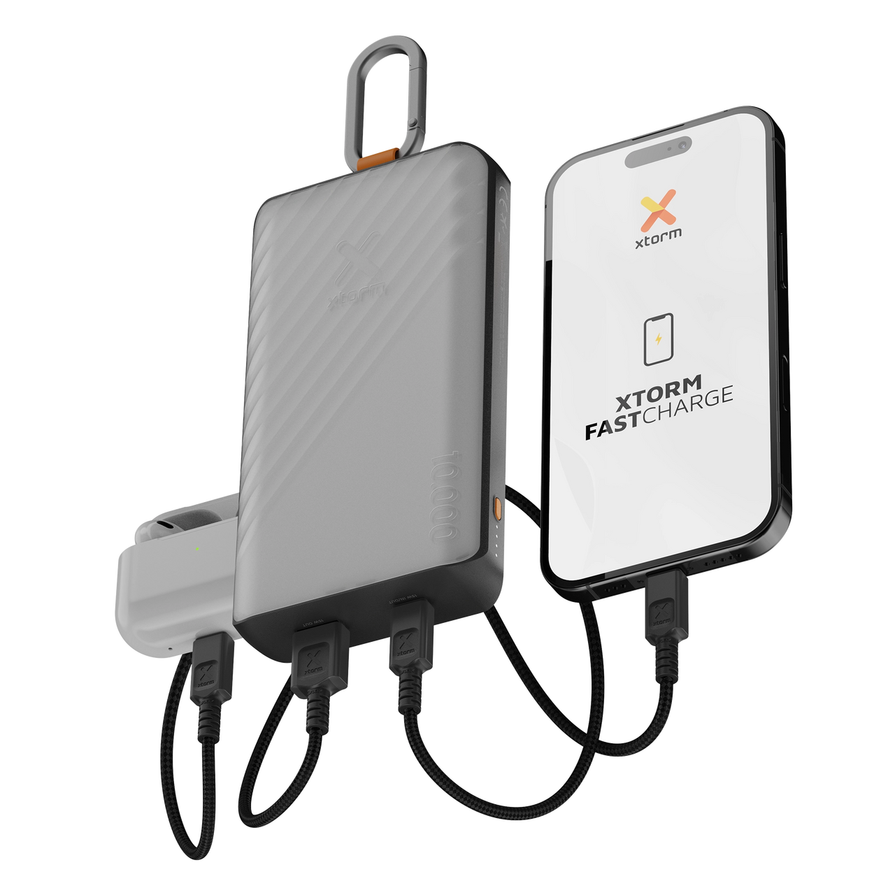Go2 Power Bank Solarpanel und Taschenlampe 10.000 mAh - 15W