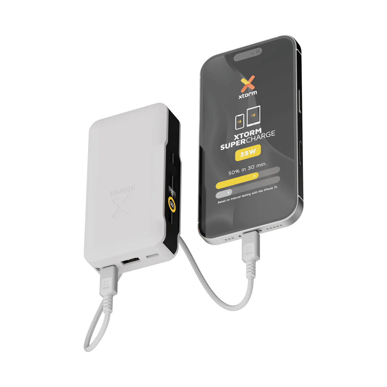 Powerbank 10000 mAh 35W USB-C NextGen White