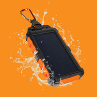 Thumbnail for Xtreme Solar Powerbank Ladegeräte - 10000 mAh - Schwarz/Orange