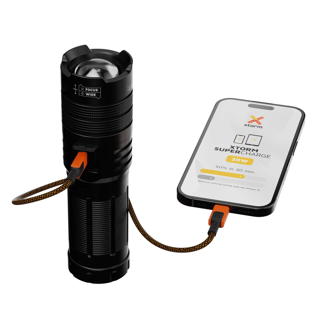 Powerbank mit Taschenlampe 10.500 mAh