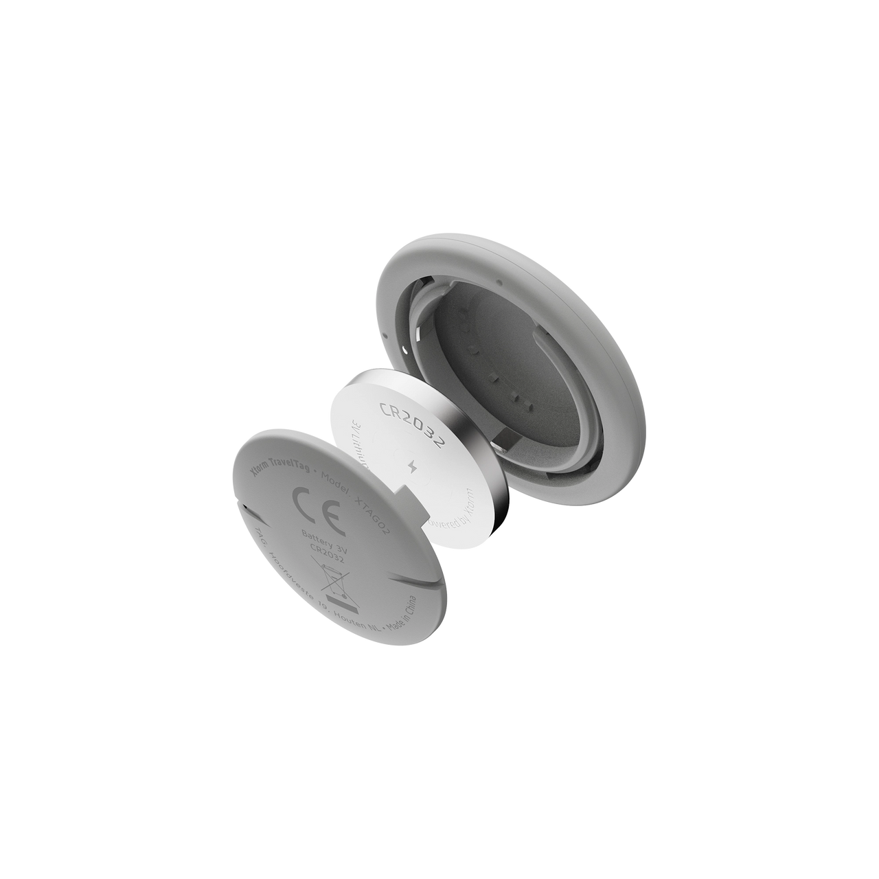 Water-resistant TravelTag - 3 Pack - Ash White