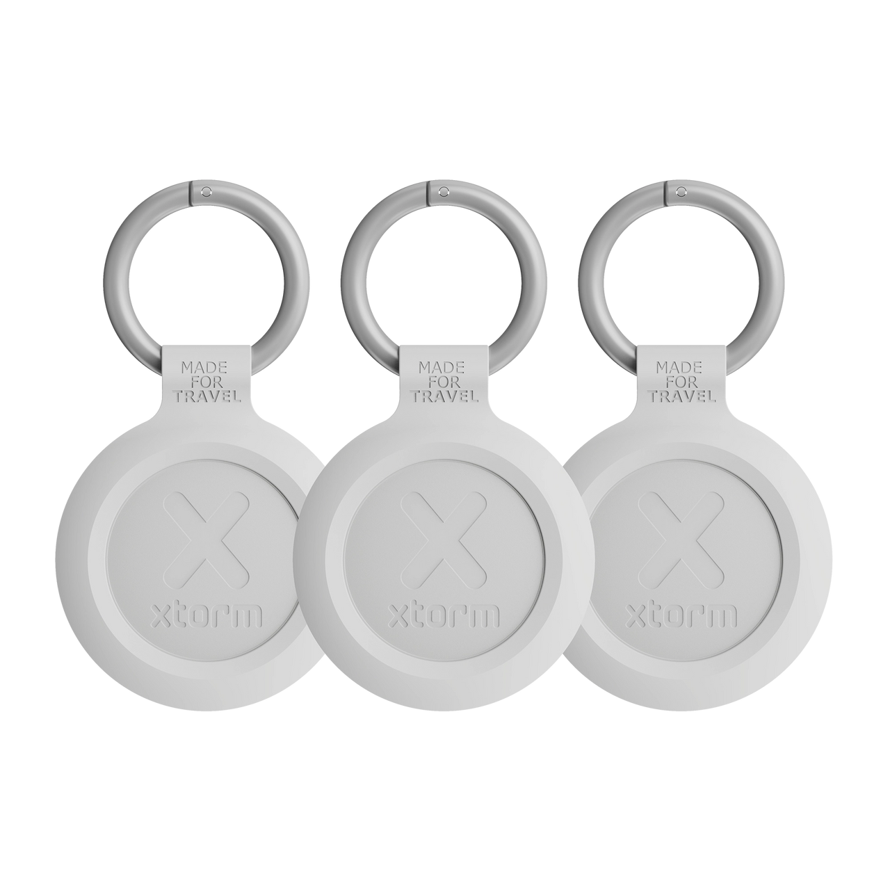 Water-resistant TravelTag - 3 Pack - Ash White