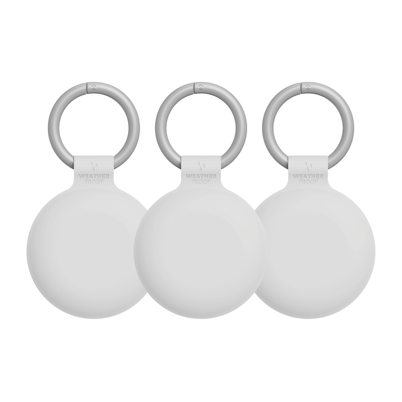 Water-resistant TravelTag - 3 Pack - Ash White