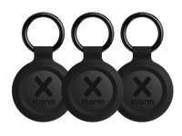 Thumbnail for TravelTag for Android & iPhone - Water-resistant - 3-Pack - Charcoal Black