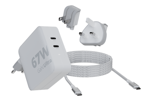 67W GaN-Ultra Travel Charger + USB-C PD Cable