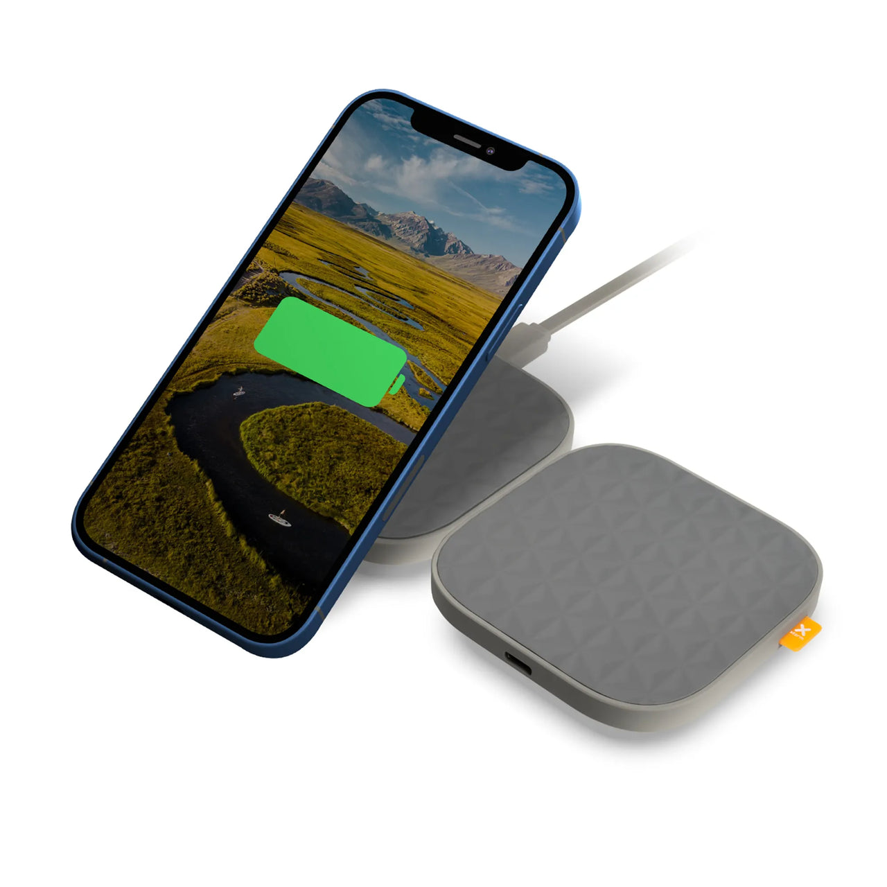 Wireless Drahtloses Ladegeräte Duo - 15 W - Grau