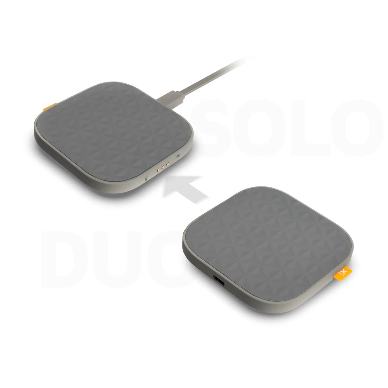 Wireless Drahtloses Ladegeräte Duo - 15 W - Grau