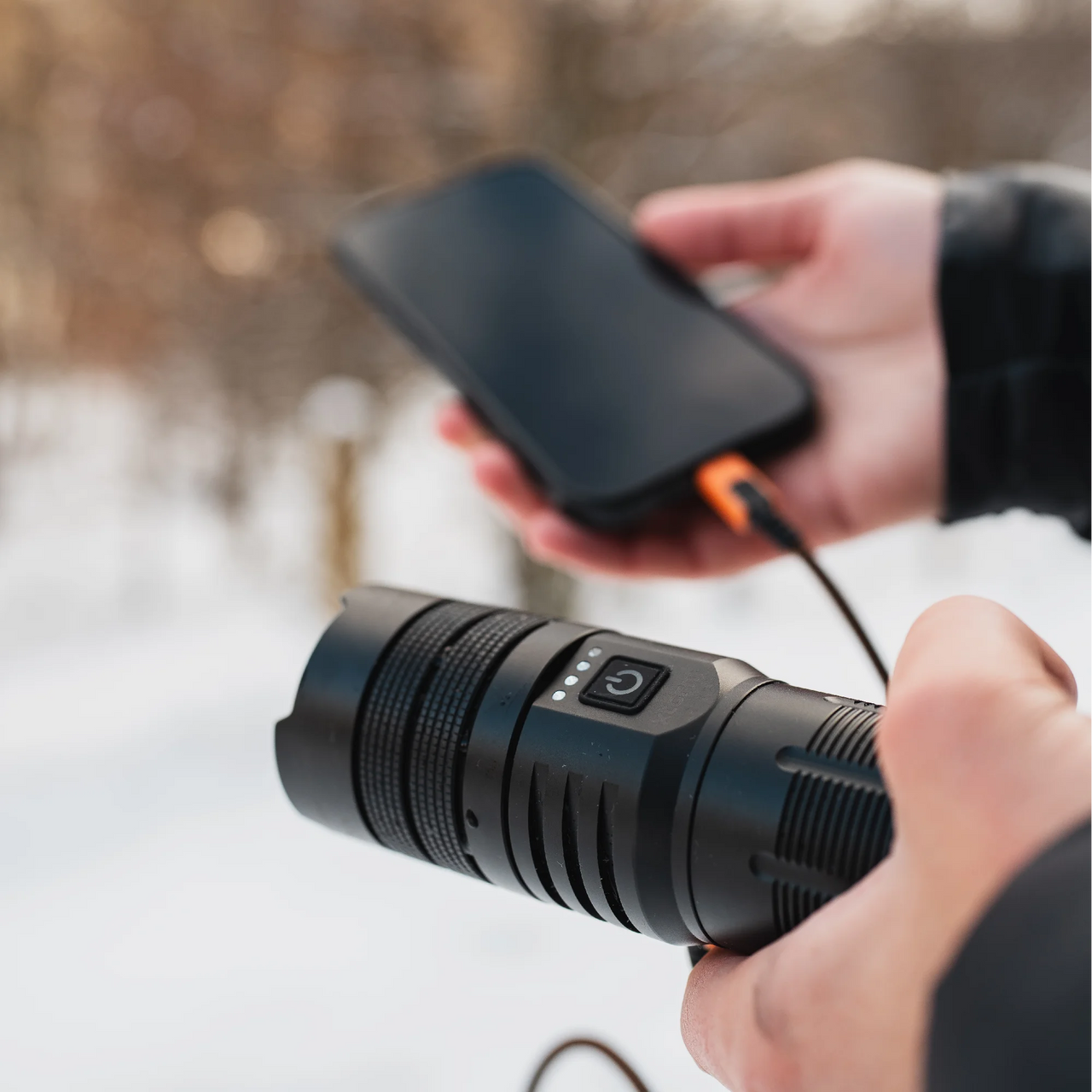 Powerbank mit Taschenlampe 10.500 mAh