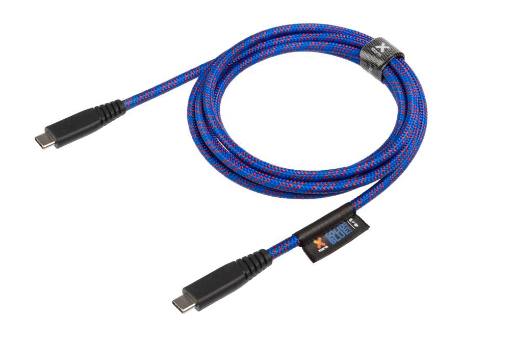 USB-C Power Delivery Cable - 2 Meter - Solid Blue Series