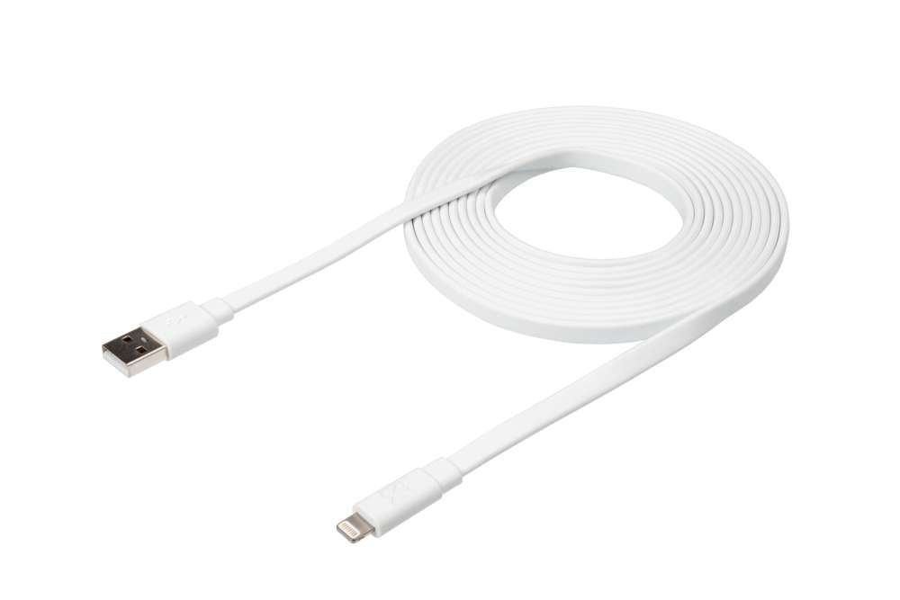 Flat USB auf Lightning Kabel - 3 Meter - Xtorm DE