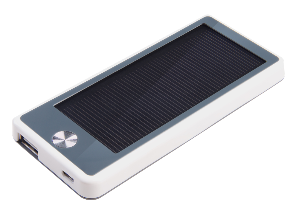 Solar Ladegerät Powerbank Platinum Mini 2 - 1900 mAh - Xtreme Series - Grau