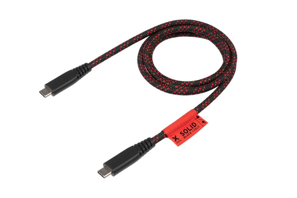 Solid Blue USB-C Kabel - 1 Meter
