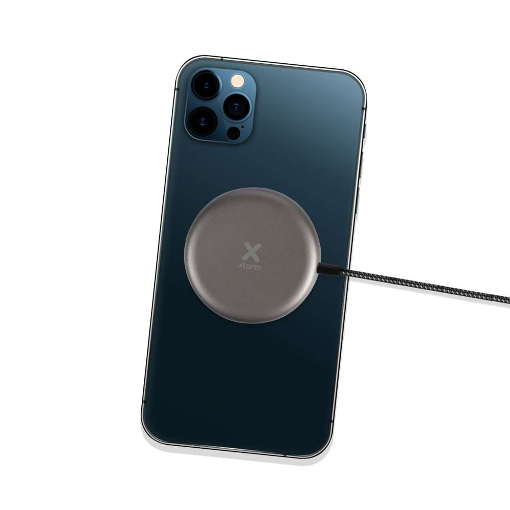 PS102 -  PowerStream Drahtloses magnetisches Ladegerät - iPhone - 1.2 Meter -  Schwarz