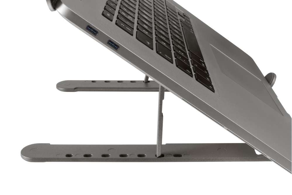 XWR01 - Worx Faltbarer Laptop-Riser und Tablet-Ständer - Silber
